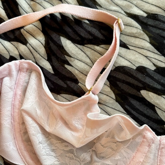 NWOT 32DD Wacoal High Profile Ballet Slipper Pink Unlined Underwire Lifting Bra - Picture 7 of 9